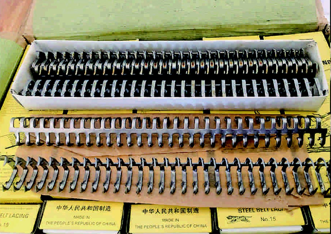 Alligator Lacing-Belt Fasteners